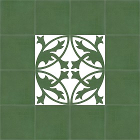 Textures   -   ARCHITECTURE   -   TILES INTERIOR   -   Cement - Encaustic   -  Encaustic - Traditional encaustic cement ornate tile texture seamless 13543