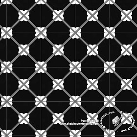 Textures   -   ARCHITECTURE   -   TILES INTERIOR   -   Ornate tiles   -  Geometric patterns - Geometric patterns tile texture seamless 18968