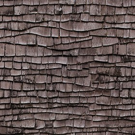 Textures   -   ARCHITECTURE   -   ROOFINGS   -   Shingles wood  - Old wood shingle roof texture seamless 03893 (seamless)
