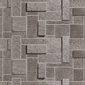 Textures   -   ARCHITECTURE   -   STONES WALLS   -   Claddings stone   -  Exterior - Wall cladding stone modern architecture texture seamless 07846