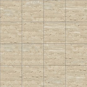 Textures   -   ARCHITECTURE   -   TILES INTERIOR   -   Marble tiles   -  Travertine - Roman travertine floor tile texture seamless 14770