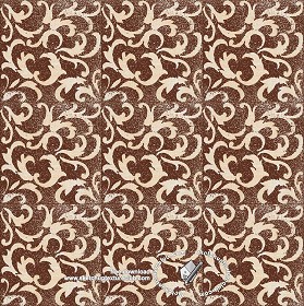 Textures   -   ARCHITECTURE   -   TILES INTERIOR   -   Ornate tiles   -  Mixed patterns - Ornate ceramic tile texture seamless 20360