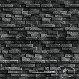 Textures   -   ARCHITECTURE   -   STONES WALLS   -   Claddings stone   -  Interior - Slate cladding internal walls texture seamless 19771