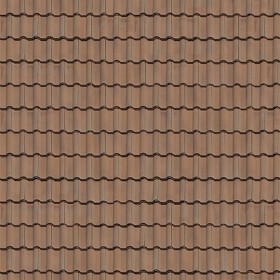 Spanish clay roofing texture seamless 03451