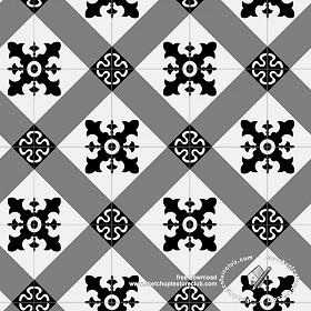 Textures   -   ARCHITECTURE   -   TILES INTERIOR   -   Ornate tiles   -  Geometric patterns - Geometric patterns tile texture seamless 18971