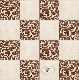 Textures   -   ARCHITECTURE   -   TILES INTERIOR   -   Ornate tiles   -   Mixed patterns  - Ornate ceramic tile texture seamless 20361 (seamless)