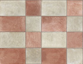 Textures   -   ARCHITECTURE   -   TILES INTERIOR   -  Terracotta tiles - Terracotta mixed color tile texture seamless 16134