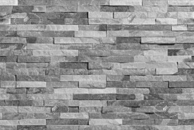 Textures   -   ARCHITECTURE   -   STONES WALLS   -   Claddings stone   -   Interior  - Interior stone wall cladding texture seamless 20551 - Displacement
