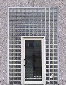 Textures   -   ARCHITECTURE   -   BUILDINGS   -   Doors   -  Main doors - Modern main door with glass blocks texture 18843