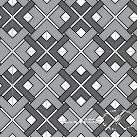 Textures   -   ARCHITECTURE   -   TILES INTERIOR   -   Ornate tiles   -  Geometric patterns - Geometric patterns tile texture seamless 18973