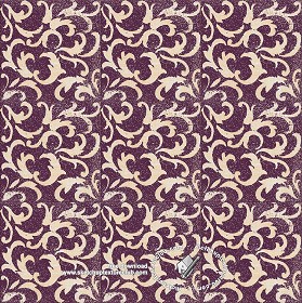 Textures   -   ARCHITECTURE   -   TILES INTERIOR   -   Ornate tiles   -  Mixed patterns - Ornate ceramic tile texture seamless 20363