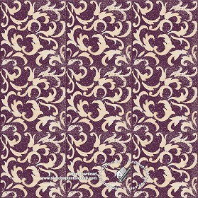 Textures   -   ARCHITECTURE   -   TILES INTERIOR   -   Ornate tiles   -   Mixed patterns  - Ornate ceramic tile texture seamless 20363 (seamless)