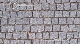 Textures   -   ARCHITECTURE   -   ROADS   -   Paving streets   -  Cobblestone - Street paving cobblestone texture seamless 19350