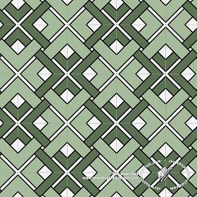 Textures   -   ARCHITECTURE   -   TILES INTERIOR   -   Ornate tiles   -  Geometric patterns - Geometric patterns tile texture seamless 18975