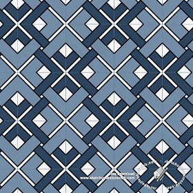 Textures   -   ARCHITECTURE   -   TILES INTERIOR   -   Ornate tiles   -  Geometric patterns - Geometric patterns tile texture seamless 18976