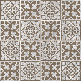 Textures   -   ARCHITECTURE   -   TILES INTERIOR   -   Cement - Encaustic   -   Victorian  - Victorian cement floor tile texture seamless 13771 (seamless)