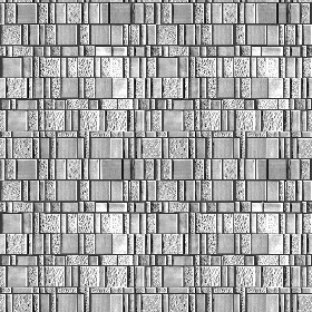 Textures   -   ARCHITECTURE   -   TILES INTERIOR   -   Mosaico   -   Mixed format  - Mosaico liberty style tiles texture seamless 15652 - Bump