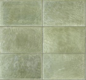 Textures   -   ARCHITECTURE   -   TILES INTERIOR   -  Terracotta tiles - Rustic green terracotta tile texture seamless 16140