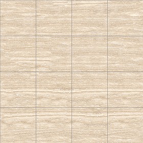 Textures   -   ARCHITECTURE   -   TILES INTERIOR   -   Marble tiles   -  Travertine - Classic travertine floor tile texture seamless 14780