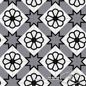 Textures   -   ARCHITECTURE   -   TILES INTERIOR   -   Ornate tiles   -  Geometric patterns - Geometric patterns tile texture seamless 18978