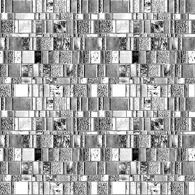 Textures   -   ARCHITECTURE   -   TILES INTERIOR   -   Mosaico   -   Mixed format  - Mosaico liberty style tiles texture seamless 15653 - Bump