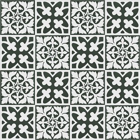 Textures   -   ARCHITECTURE   -   TILES INTERIOR   -   Cement - Encaustic   -   Victorian  - Victorian cement floor tile texture seamless 13773 (seamless)