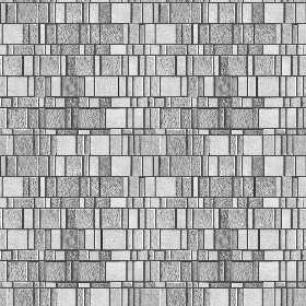 Textures   -   ARCHITECTURE   -   TILES INTERIOR   -   Mosaico   -   Mixed format  - Mosaico liberty style tiles texture seamless 15654 - Bump