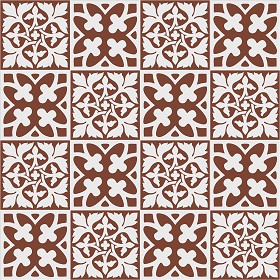Textures   -   ARCHITECTURE   -   TILES INTERIOR   -   Cement - Encaustic   -  Victorian - Victorian cement floor tile texture seamless 13774