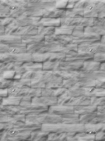 Textures   -   ARCHITECTURE   -   STONES WALLS   -   Claddings stone   -   Interior  - Internal wall cladding stone texture seamless 21193 - Displacement