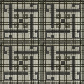 Textures   -   ARCHITECTURE   -   TILES INTERIOR   -   Mosaico   -   Classic format   -  Patterned - Mosaico patterned tiles texture seamless 15147