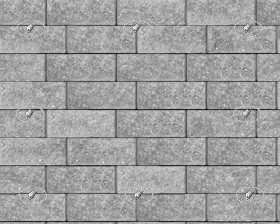 Textures   -   ARCHITECTURE   -   STONES WALLS   -   Stone blocks  - Retaining wall stone blocks texture seamless 21075 - Displacement
