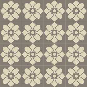 Textures   -   ARCHITECTURE   -   TILES INTERIOR   -   Cement - Encaustic   -  Victorian - Victorian cement floor tile texture seamless 13776