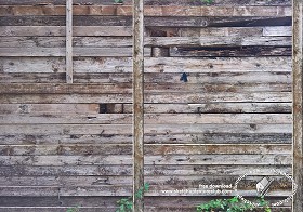 Textures   -   ARCHITECTURE   -   WOOD PLANKS   -  Wood fence - Old damaged wood fence texture horizontal seamless 17911