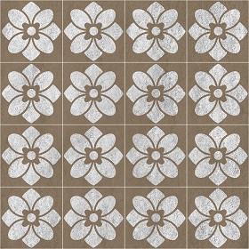 Textures   -   ARCHITECTURE   -   TILES INTERIOR   -   Cement - Encaustic   -   Victorian  - Victorian cement floor tile texture seamless 13779 (seamless)