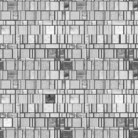 Textures   -   ARCHITECTURE   -   TILES INTERIOR   -   Mosaico   -   Mixed format  - Mosaico liberty style tiles texture seamless 15660 - Bump