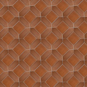 Textures   -   ARCHITECTURE   -   TILES INTERIOR   -  Terracotta tiles - Spanish terracotta rustic tile texture seamless 17128