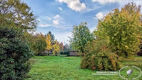 Textures   -   BACKGROUNDS &amp; LANDSCAPES   -  CITY &amp; TOWNS - Urban area with autumn trees landscape 21038