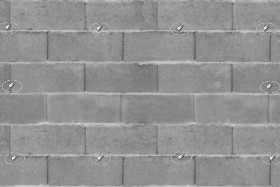 Textures   -   ARCHITECTURE   -   CONCRETE   -   Plates   -   Clean  - Concrete brick wall texture seamless 20785 - Bump