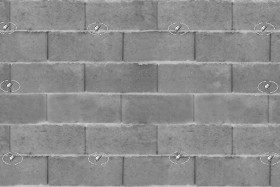Textures   -   ARCHITECTURE   -   CONCRETE   -   Plates   -   Clean  - Concrete brick wall texture seamless 20785 - Displacement