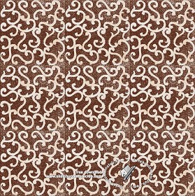 Textures   -   ARCHITECTURE   -   TILES INTERIOR   -   Ornate tiles   -  Mixed patterns - Ornate ceramic tile texture seamless 20377