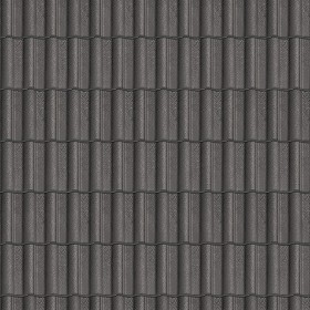 Textures   -   ARCHITECTURE   -   ROOFINGS   -  Clay roofs - Concrete roof tile texture seamless 03469