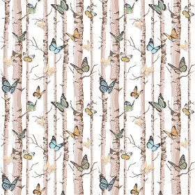 Textures   -   MATERIALS   -   WALLPAPER   -   various patterns  - Trees background wallpaper texture seamless 12247 (seamless)