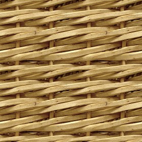 Textures   -   NATURE ELEMENTS   -   RATTAN &amp; WICKER  - Wicker woven basket texture seamless 12600 (seamless)