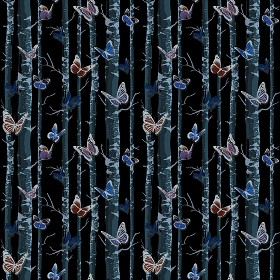 Textures   -   MATERIALS   -   WALLPAPER   -  various patterns - Trees background wallpaper texture seamless 12248