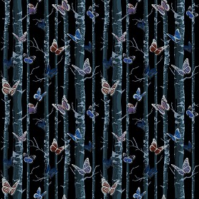 Textures   -   MATERIALS   -   WALLPAPER   -  various patterns - Trees background wallpaper texture seamless 12248