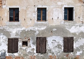 Textures   -   ARCHITECTURE   -   BUILDINGS   -   Windows   -   mixed windows  - Old damaged window texture 18444