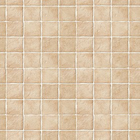 Textures   -   ARCHITECTURE   -   TILES INTERIOR   -  Terracotta tiles - Old light terracotta rustic tile texture seamless 17133