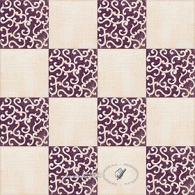 Textures   -   ARCHITECTURE   -   TILES INTERIOR   -   Ornate tiles   -   Mixed patterns  - Ornate ceramic tile texture seamless 20380 (seamless)