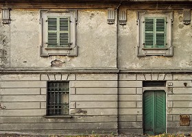 Textures   -   ARCHITECTURE   -   BUILDINGS   -   Windows   -  mixed windows - Old residential window texture 18445