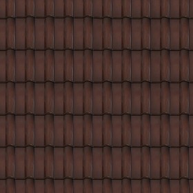 Textures   -   ARCHITECTURE   -   ROOFINGS   -  Clay roofs - Terracotta roof tile texture seamless 03472